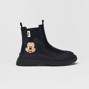 Zara Mickey Mouse Ankle Boots